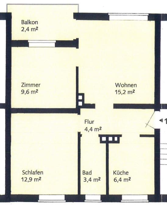 Country Style Apartment With Balcony Near Fair Hannover Exterior foto